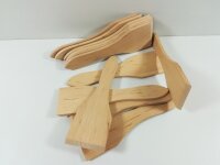 6 Raclette Spatel aus Erlenholz