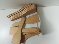 6 Raclette Spatel aus Erlenholz