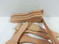 6 Raclette Spatel aus Elsbeere Holz