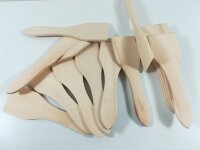 6 Raclette Spatel aus Ahorn Holz