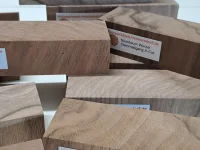 Messergriff Block Nussbaum Wurzel Stammabgang