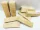 Messergriff Block White Limba gemasert