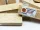 Messergriff Block White Limba gemasert