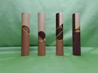 185mm Einhand Teigroller kunstvoll verleimtes Nudelholz Wellholz Exklusive Stücke