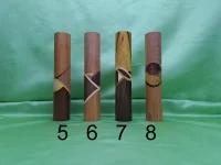 185mm Einhand Teigroller kunstvoll verleimtes Nudelholz Wellholz Exklusive Stücke