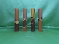 185mm Einhand Teigroller kunstvoll verleimtes Nudelholz Wellholz Exklusive Stücke