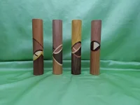 185mm Einhand Teigroller kunstvoll verleimtes Nudelholz Wellholz Exklusive Stücke