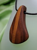 Schmuckanhänger Holzanhänger, Edelholzschmuck aus unbekanntem Holz #8