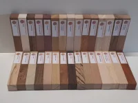 30 Penblanks ca. 130x21x21 mm Drechselholz - für Schmuckherstellung - Basteln