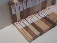 30 Penblanks ca. 130x21x21 mm Drechselholz - für Schmuckherstellung - Basteln