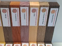 20 Color Penblanks ca. 130x21x21 mm Drechselholz - für Schmuckherstellung - Basteln