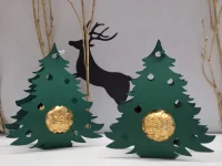 20 Stück Weihnachtsbaum Nr. 1 „Pralinen“ Gastgeschenk Tischdeko Mitbringsel